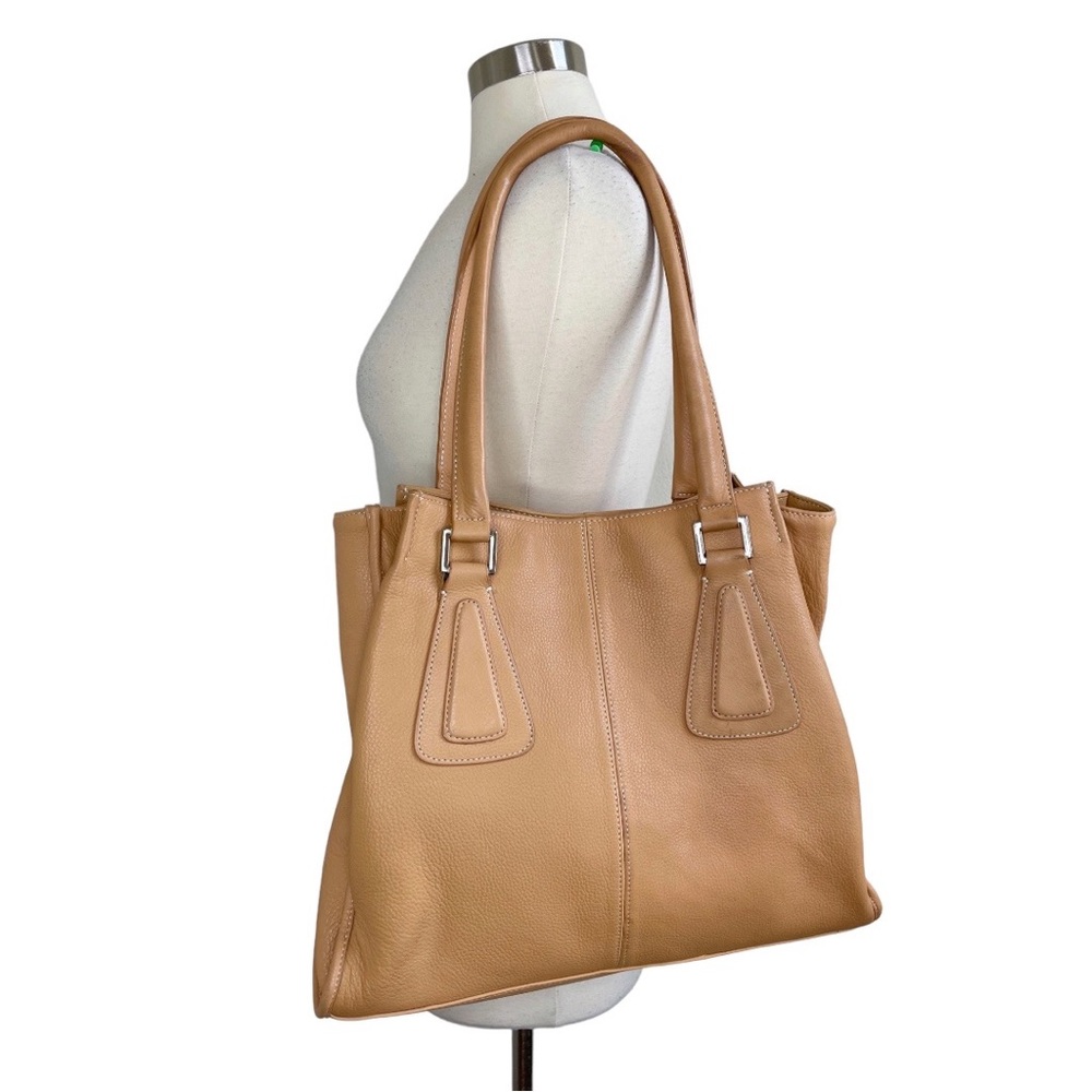 TIGBAGS Genuine Leather Tote Satchel Bag
